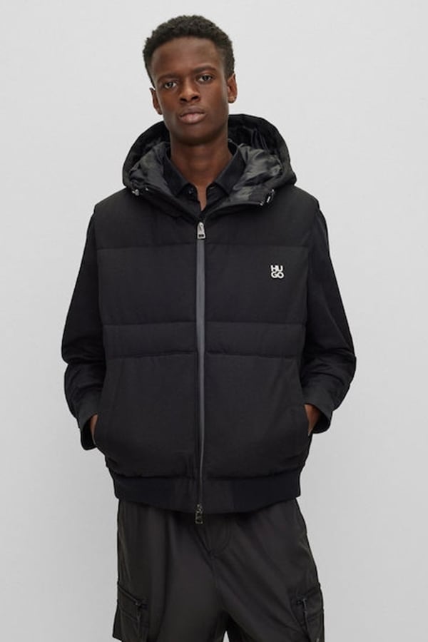 ΑΜΑΝΙΚΟ ΜΠΟΥΦΑΝ ΜΕ ΚΟΥΚΟΥΛΑ HUGO - 001 ΜΑΥΡΟ